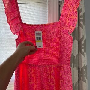 NWT Vineyard Vines Tortola Smocked dress M